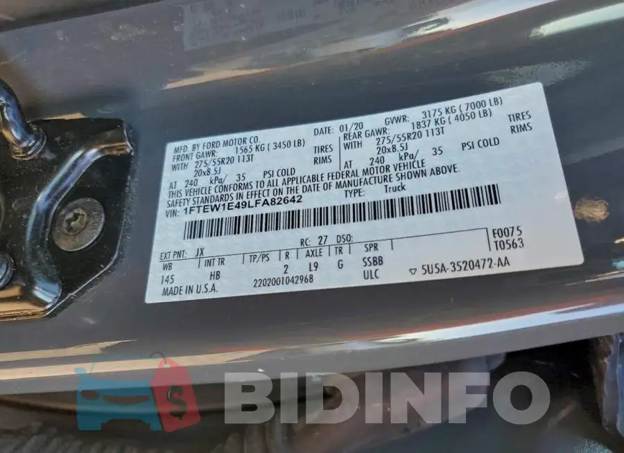 1FTEW1E49LFA82642 Photo# 12