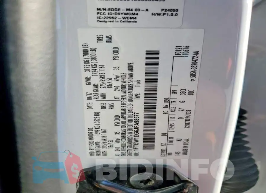 1FTEW1EG6JFA98577 Photo# 12