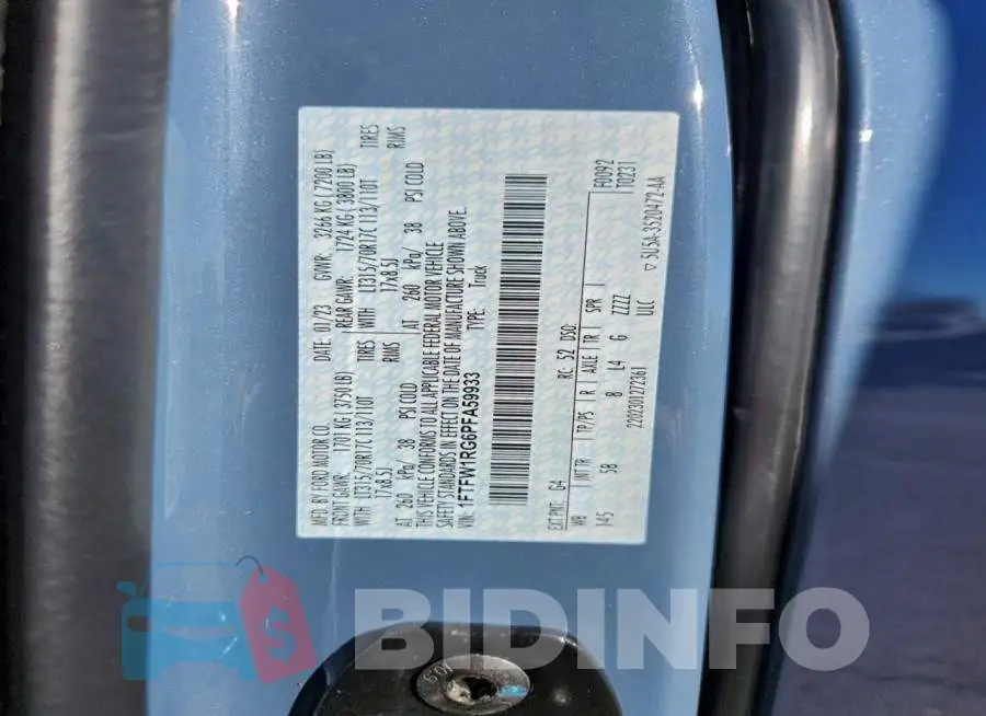 1FTFW1RG6PFA59933 Photo# 12