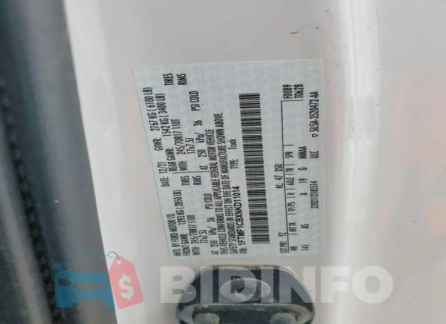 1FTMF1CBXNKD11014 Photo# 12