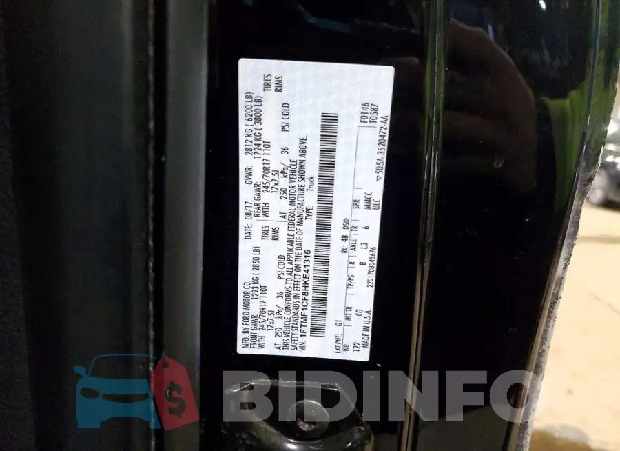 1FTMF1CF8HKE41316 Photo# 12