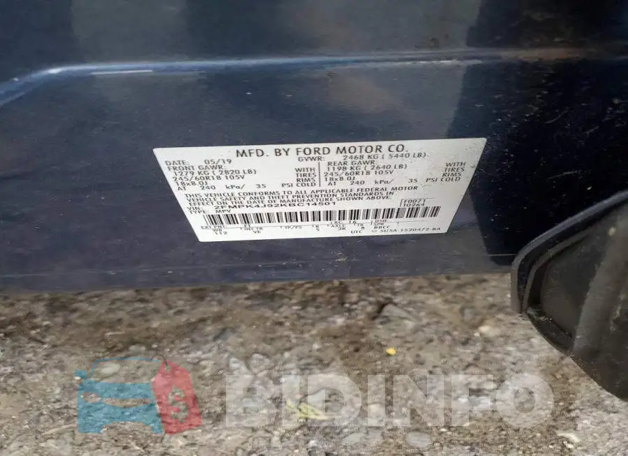 2FMPK4J92KBC14501 Photo# 13