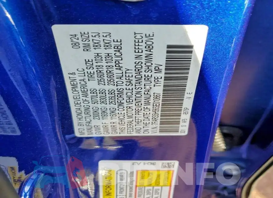 7FARS5H56SE010667 Photo# 13