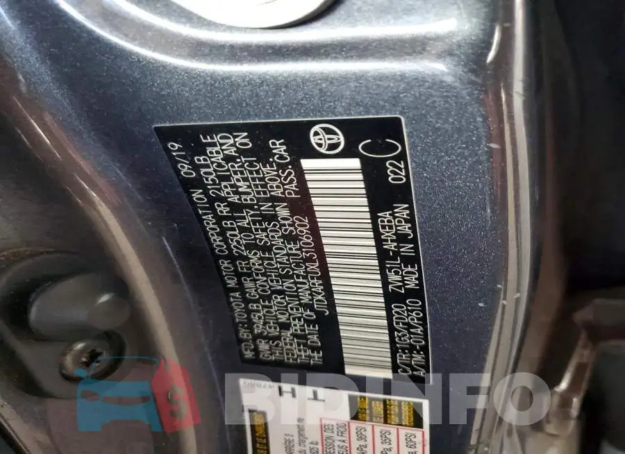 JTDKARFUXL3106902 Photo# 12