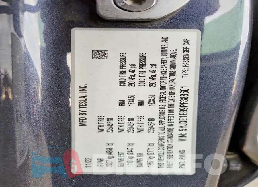 5YJ3E1EB9PF388601 Photo# 13