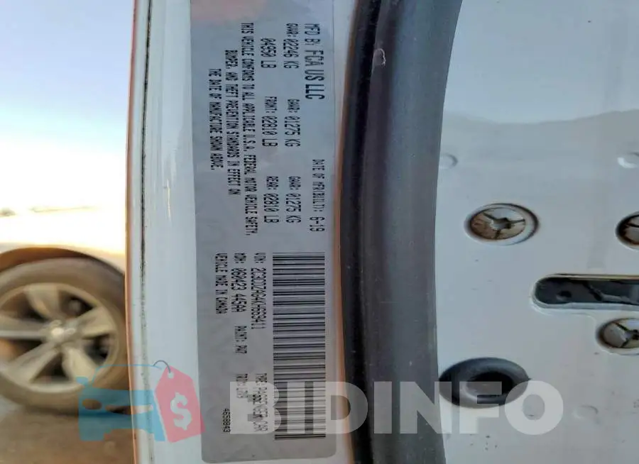 2C3CDZAG4KH669411 Photo# 13
