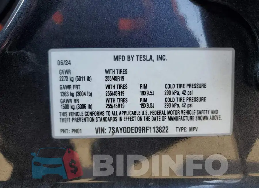 7SAYGDED9RF113822 Photo# 14