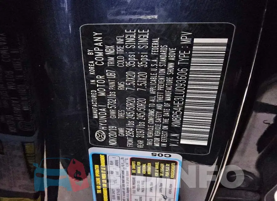 KM8R54HE3LU093606 Photo# 13