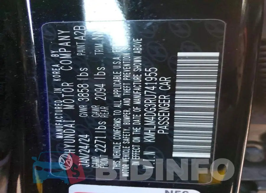 KMHLM4DG3RU741955 Photo# 12