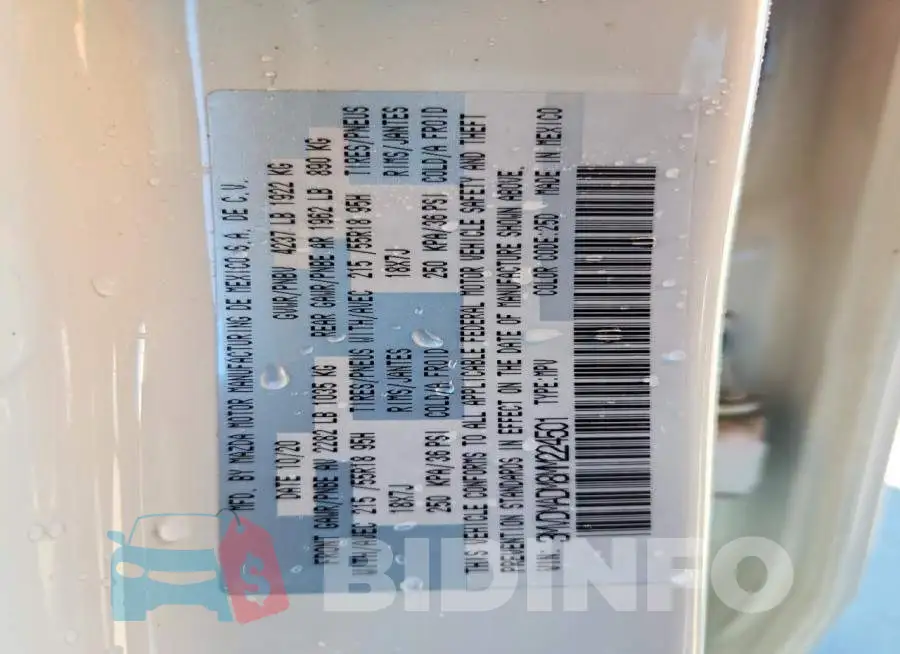 3MVDMADM8MM224501 Photo# 13