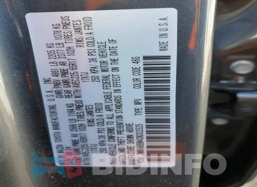 7MMVABBM4SN302525 Photo# 13