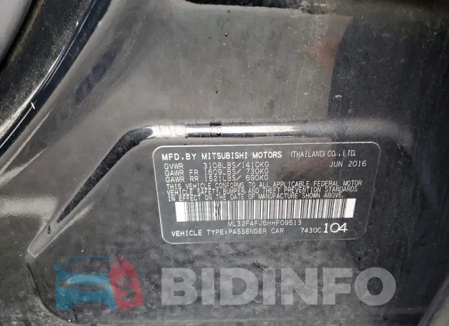 ML32F4FJ6HHF09513 Photo# 12