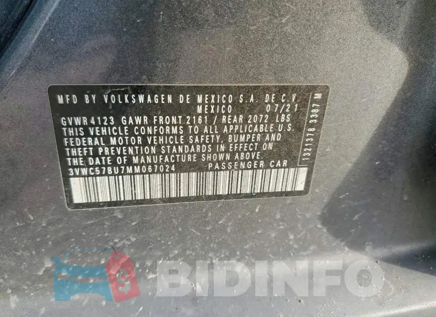 3VWC57BU7MM067024 Photo# 12