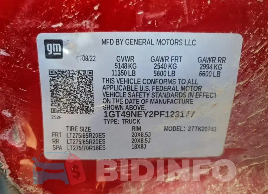 1GT49NEY2PF123177 Photo# 12