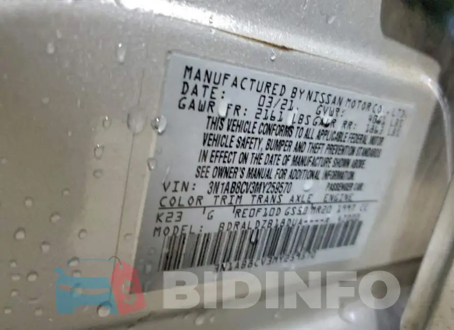 3N1AB8CV3MY259570 Photo# 12