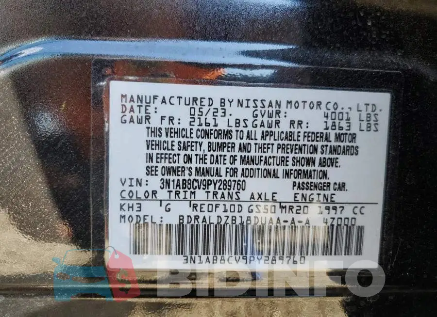3N1AB8CV9PY289760 Photo# 13