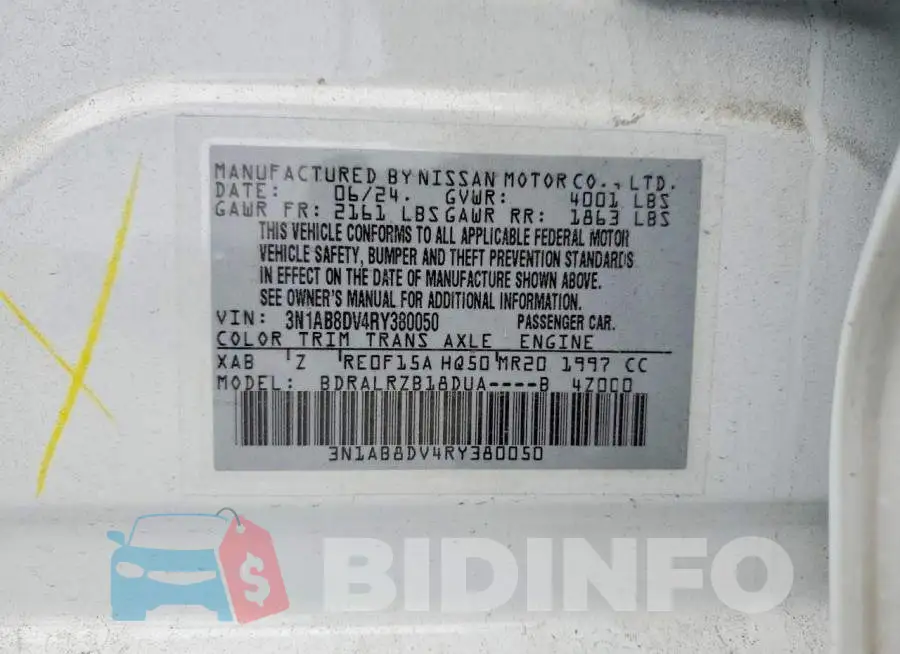 3N1AB8DV4RY380050 Photo# 12