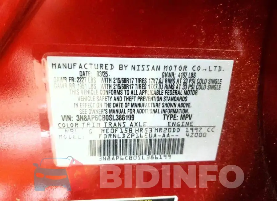 3N8AP6CB0SL386199 Photo# 12