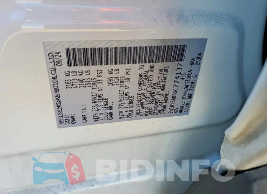 5N1BT3BB8SC774137 Photo# 13