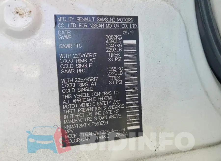 KNMAT2MT7LP518999 Photo# 13