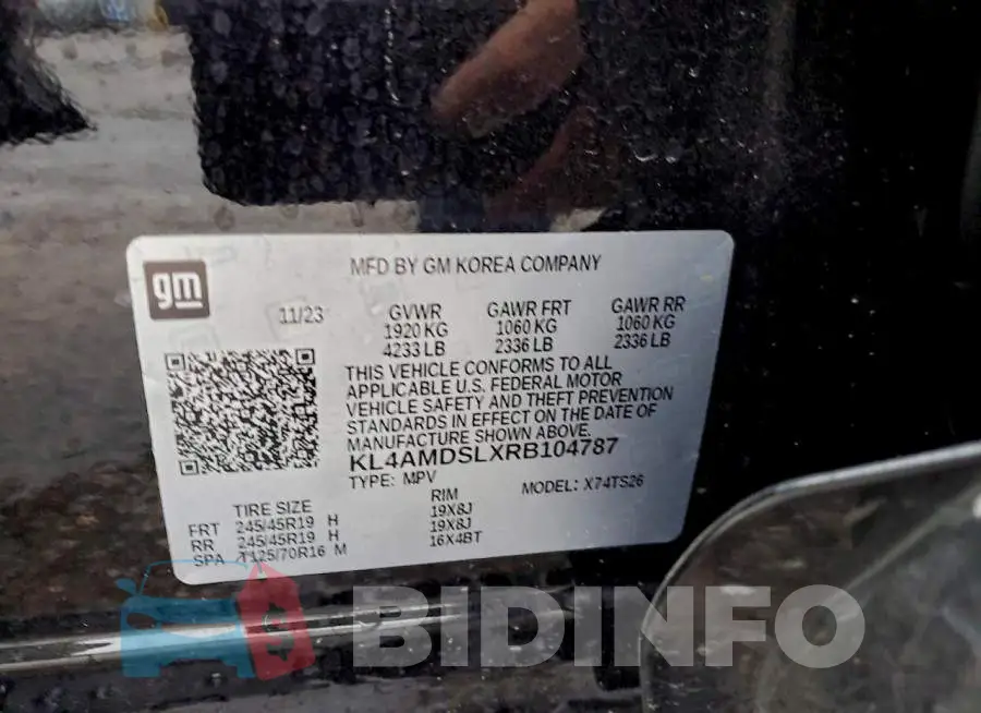 KL4AMDSLXRB104787 Photo# 13