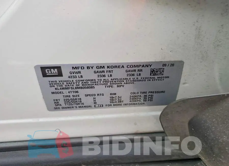 KL4MMFSL8MB058085 Photo# 13