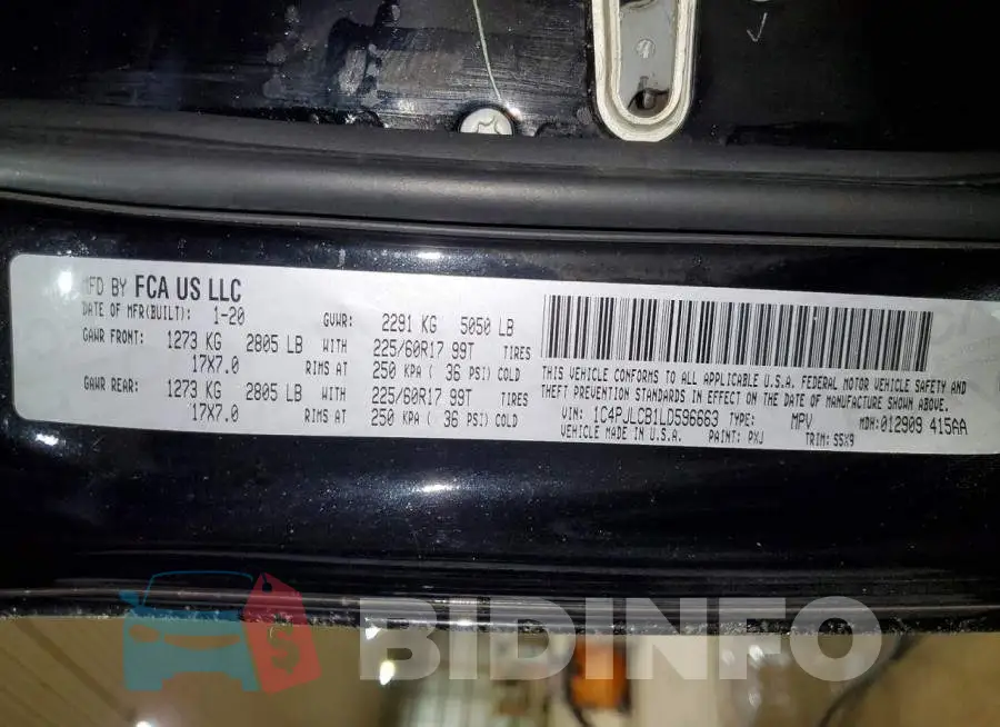 1C4PJLCB1LD596663 Photo# 13