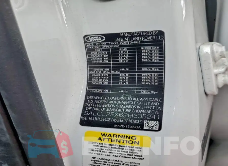 SALCL2FX6PH335241 Photo# 14