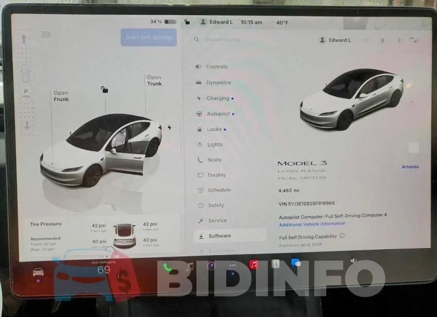 5YJ3E1EB2SF919968 Photo# 9