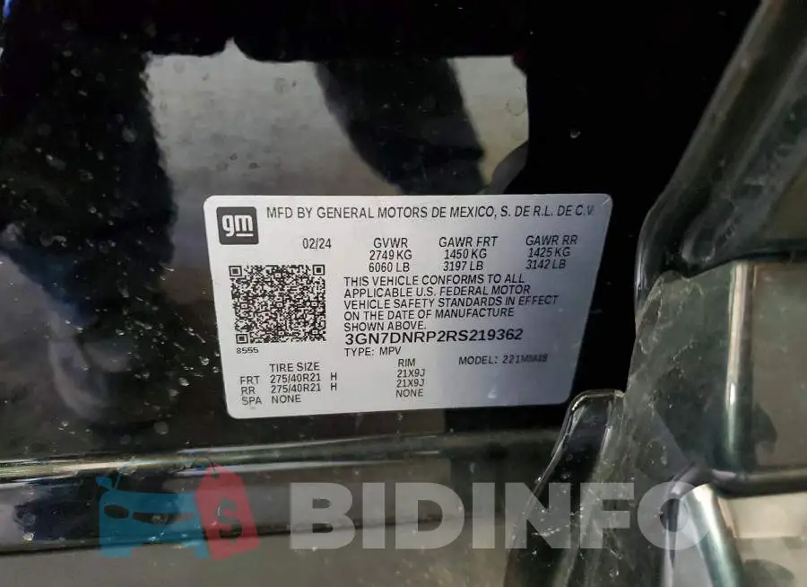 3GN7DNRP2RS219362 Photo# 13