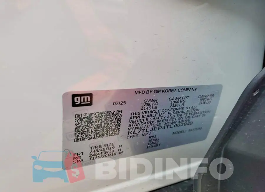 KL77LJEP4TC002948 Photo# 13