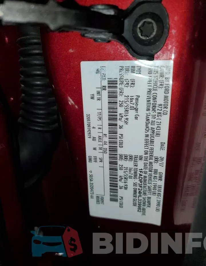 1FADP3F24HL339982 Photo# 12
