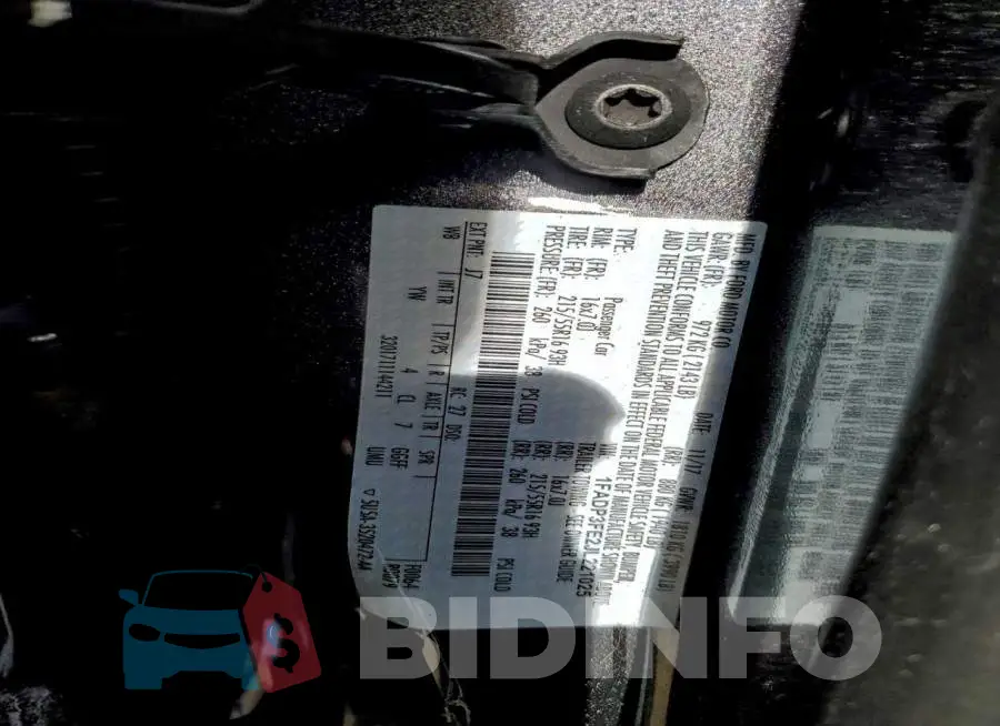 1FADP3FE2JL221025 Photo# 12