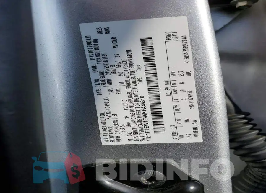 1FTEW1E46KFA44316 Photo# 12