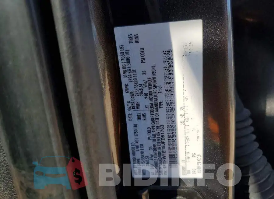 1FTFW1E19JFD51763 Photo# 12