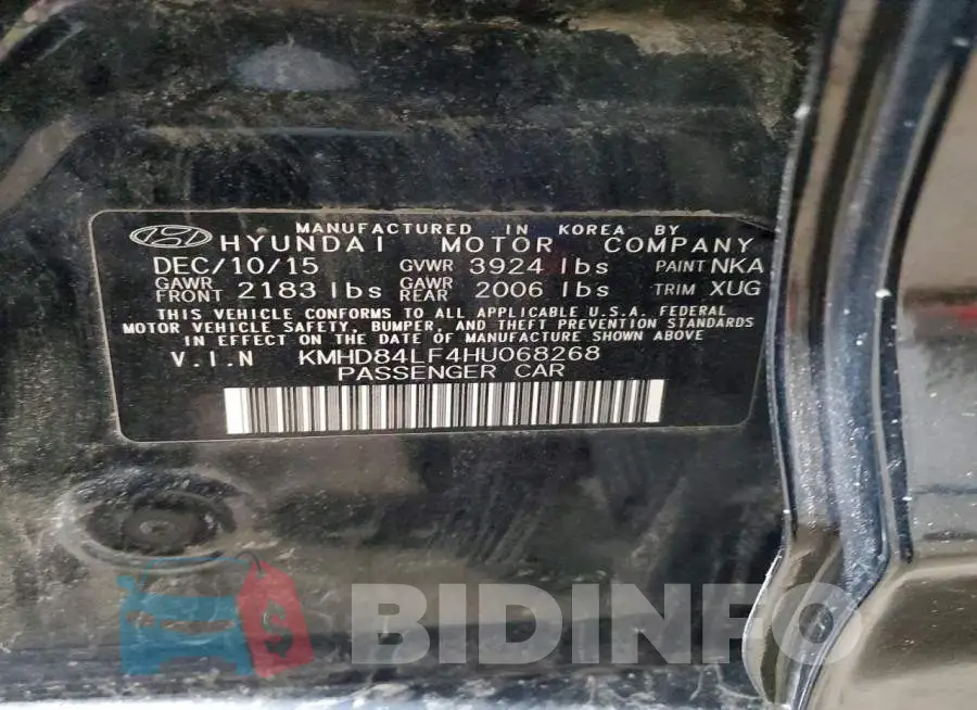 KMHD84LF4HU068268 Photo# 13