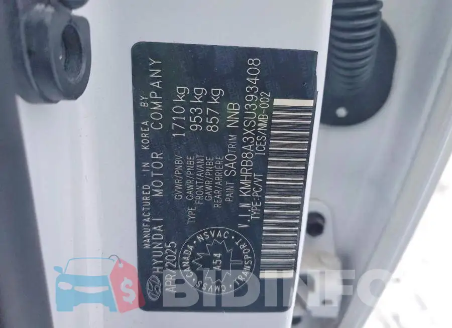 KMHRB8A3XSU393408 Photo# 14