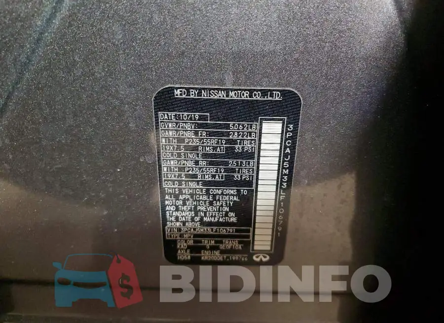 3PCAJ5M33LF106791 Photo# 13