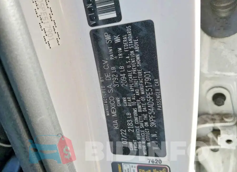 3KPF54AD5PE517901 Photo# 12