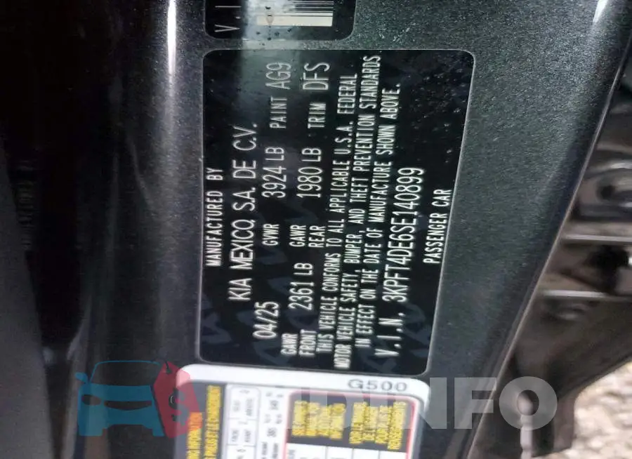 3KPFT4DE6SE140899 Photo# 13