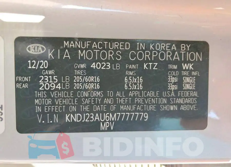 KNDJ23AU6M7777779 Photo# 13