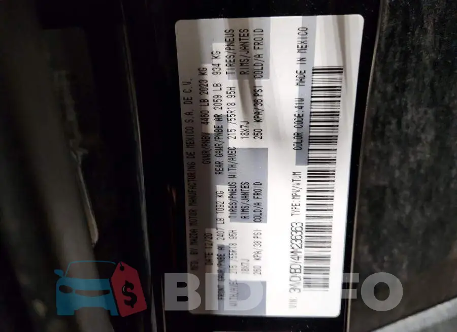 3MVDMBDY4MM236363 Photo# 14