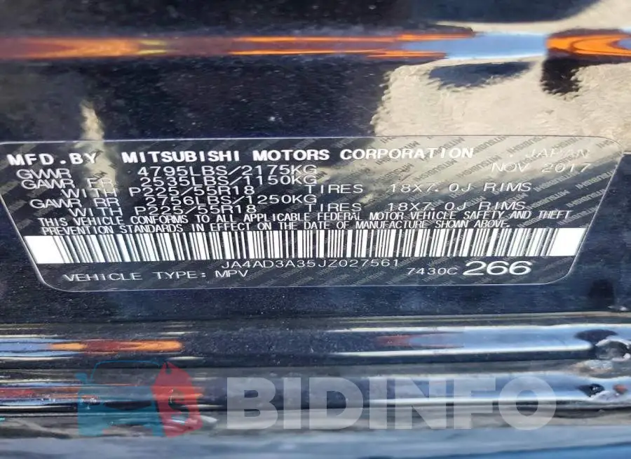 JA4AD3A35JZ027561 Photo# 14
