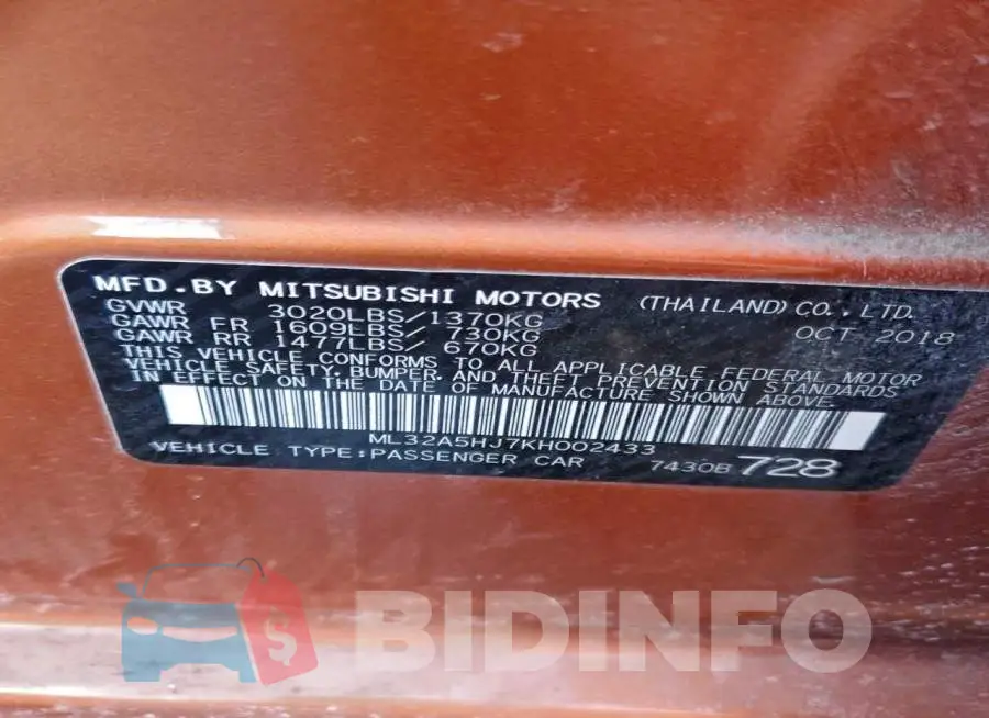 ML32A5HJ7KH002433 Photo# 12