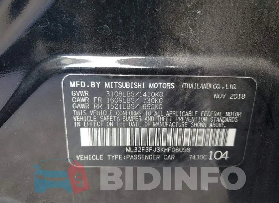 ML32F3FJ3KHF06098 Photo# 12