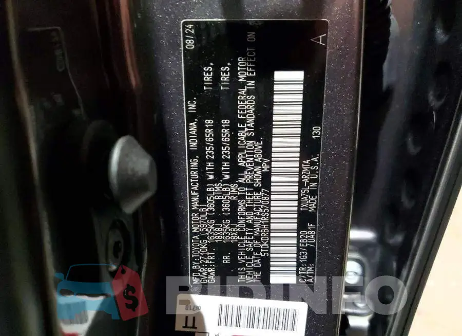 5TDKDRBH1RS570877 Photo# 13
