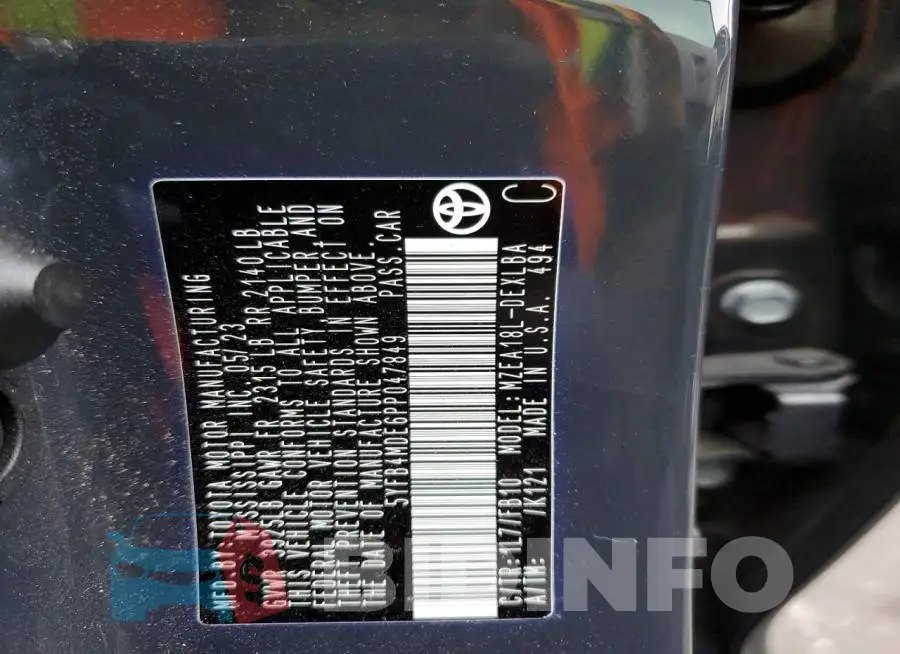 5YFB4MDE6PP047849 Photo# 12
