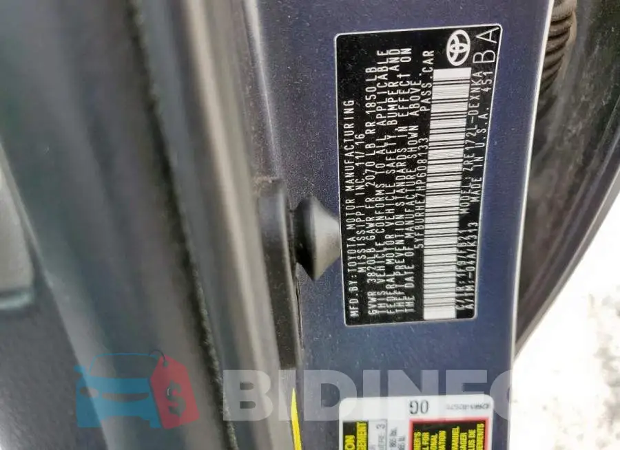 5YFBURHE7HP608133 Photo# 12