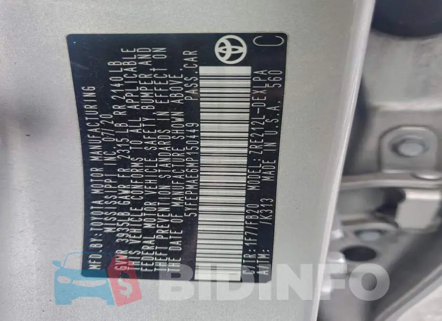 5YFEPMAE6MP150449 Photo# 13