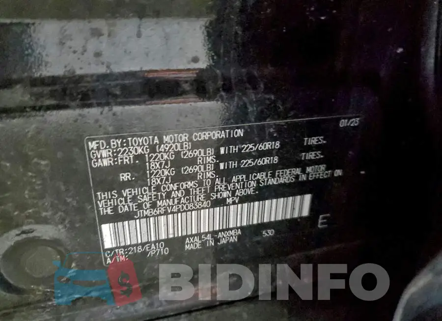 JTMB6RFV4PD083840 Photo# 13